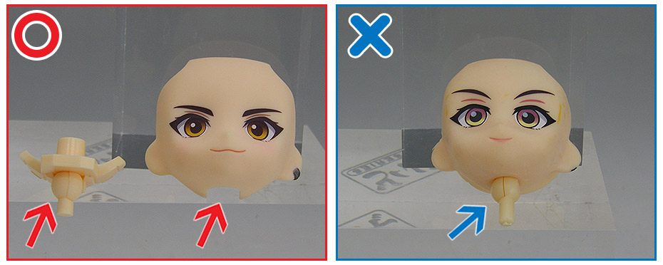 正規品・偽造品対比